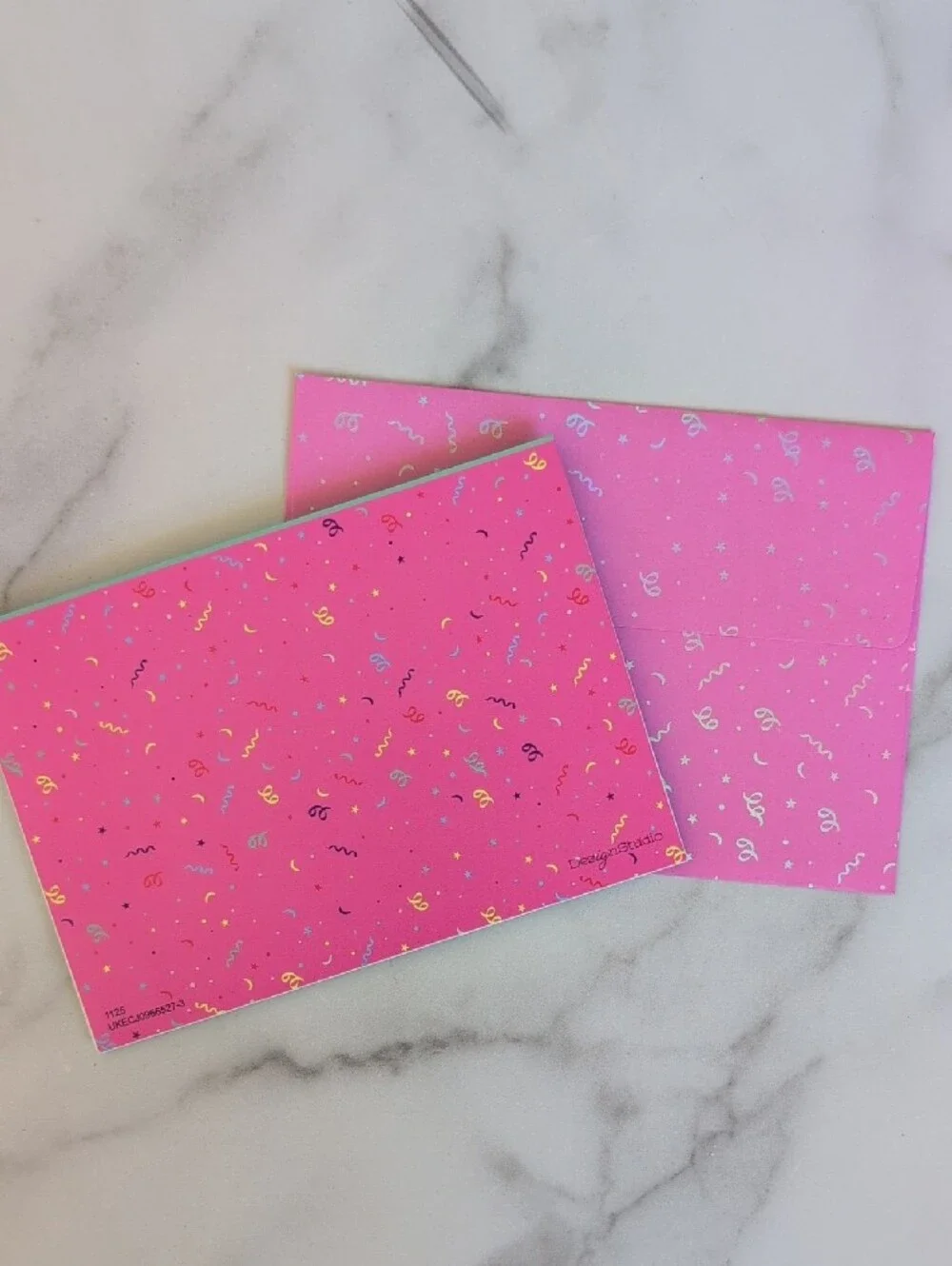 Happy Birthday Animal Parade Greeting Card - Pink & Mint